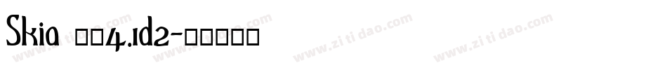Skia 常规4.1d2字体转换